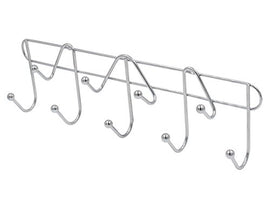 ESYLIFE Wall Mounted Coat Hooks Rack, 8 Hooks, Chrome - Good