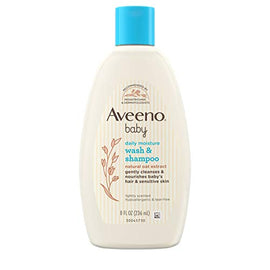 Aveeno Baby Wash & Shampoo For Hair & Body, Tear-Free, 8 oz. - Like New