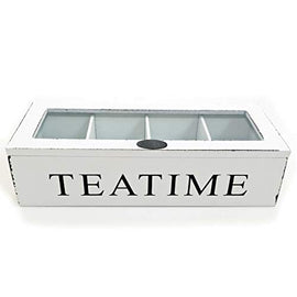 Whole House Worlds, Tea Time Chest, 10 3/4 x 4 1/4 x 2 3/4 Inches, Distressed - Like New