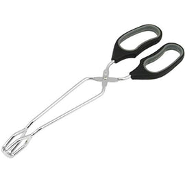 Chef Craft Tongs with Off-set Working Ends, Black, 1-Piece, 12-Inch