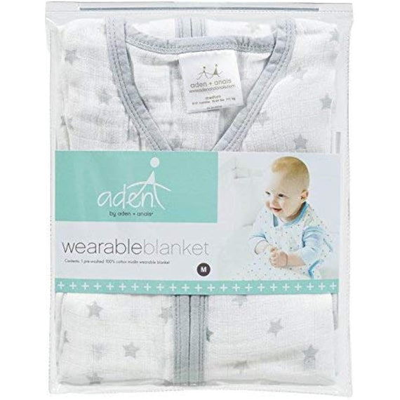 aden + anais Essentials Classic Sleeping Bag, 100% Cotton  muslin, Wearable Baby