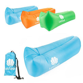 Inflatable Air Lounger with Carrying Bag for Festival, Pool Party, Camping,