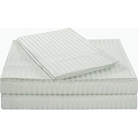 NC Home Fashions Dreamland dobby stripe ultra soft microfiber solid sheet set, - Like New