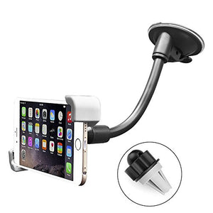 INN LIFE Yostyle 2-in-1 Cell Phone Car Mount Holder Cradle Windshield Mount/Air