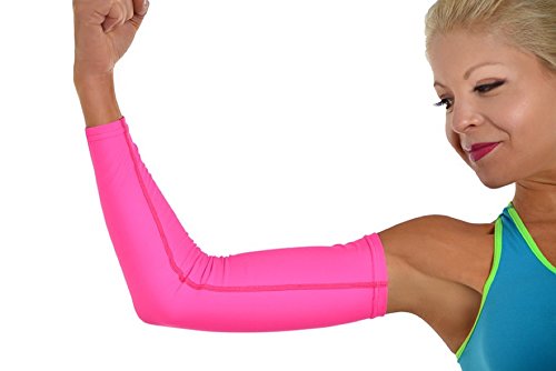 MyProSupports Arm Compression Sleeve (Pink, Large)