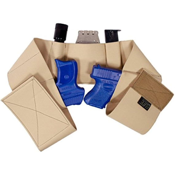 Elite Survival Systems ELSCDH-T-M Core-Defender Belly Band Holster, Coyote Tan,