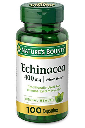 Echinacea by Nature's Bounty, Herbal Supplement, Supports Immune Health, 400mg,