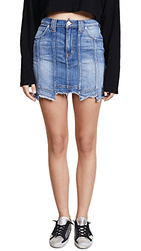 HUDSON Women's Weekender Step Hem Skirt, Frenzy, Blue, 30