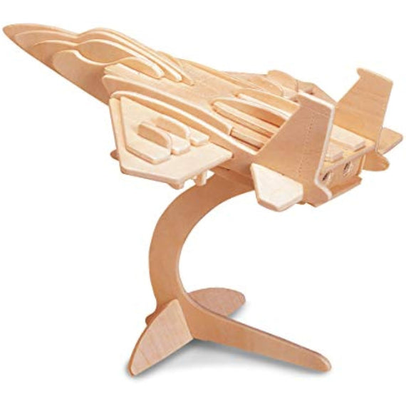 Puzzled F15 Fighterplane Woodcraft Construction Kit