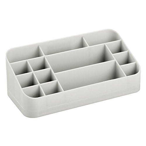 InterDesign Clarity Cosmetic Organizer with Multiple Compartments for Vanity or