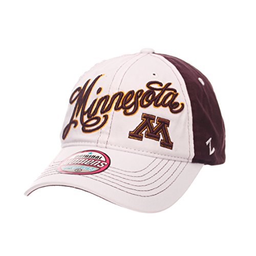 NCAA Zephyr Minnesota Golden Gophers Womens Vogue Relaxed Hat, Adjustable,