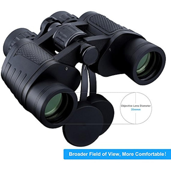 VicTsing Binoculars 8 X 35 BAK4 Prism Folding Telescope with Binoculars Bag for