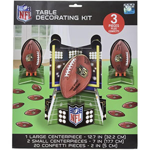 "NFL Drive Collection" Party Table Decorating Kit