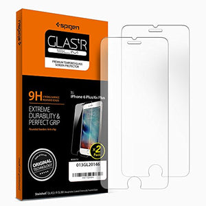 Spigen iPhone 6S Plus 6 Plus Screen Protector Tempered Glass / 2 Pack/Case