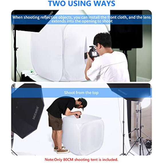 Neewer 24x24 inch/60x60 cm Photo Studio Shooting Tent Light Cube Diffusion Soft