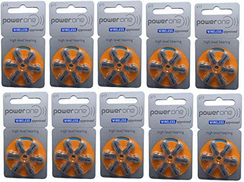 PowerOne Hearing Aid Batteries Size 13-10