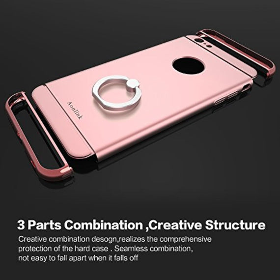 iPhone 6S case, Aonlink 3 in 1 Ultra Thin and Slim Design Kickstand Coated