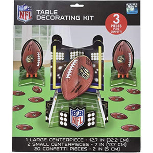 "NFL Drive Collection" Party Table Decorating Kit