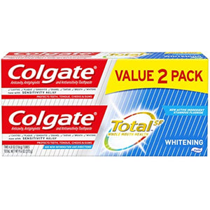 Colgate Total Whitening Toothpaste - 4.8 Ounce (2 Pack)