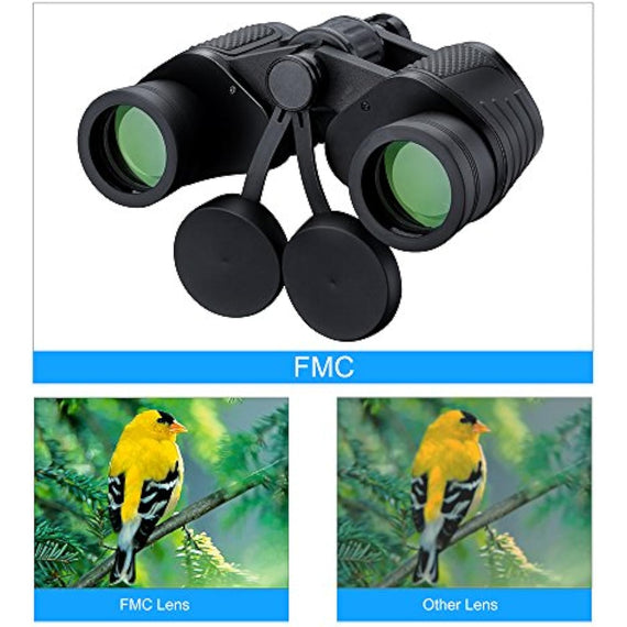 VicTsing Binoculars 8 X 35 BAK4 Prism Folding Telescope with Binoculars Bag for