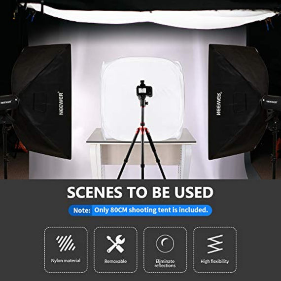 Neewer 24x24 inch/60x60 cm Photo Studio Shooting Tent Light Cube Diffusion Soft