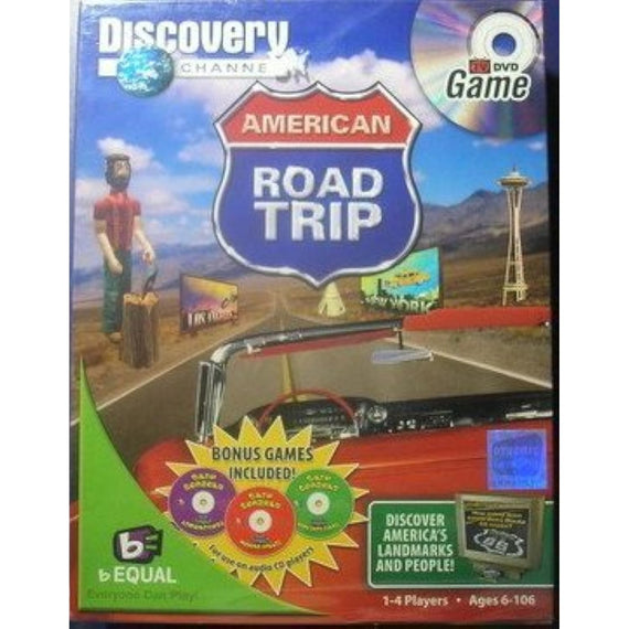 American Road Trip TV DVD Game (Discovery Channel) - Like New