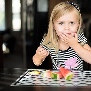 Disposable Children Placemats protect baby, toddler and kids from germs on table