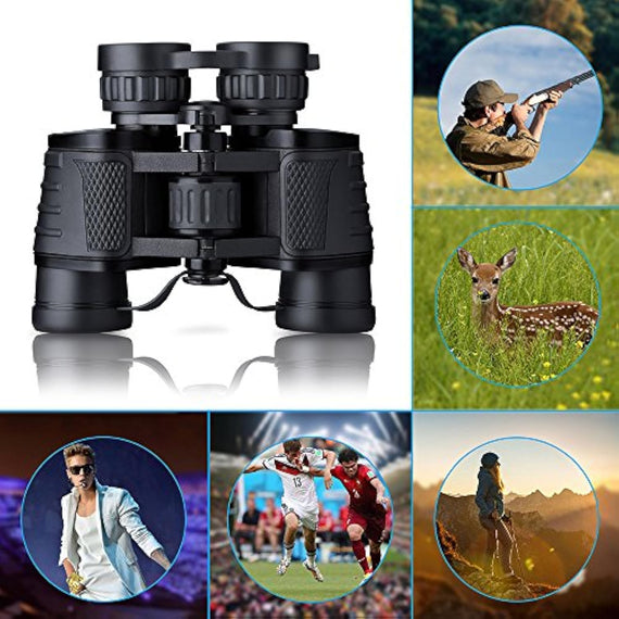 VicTsing Binoculars 8 X 35 BAK4 Prism Folding Telescope with Binoculars Bag for