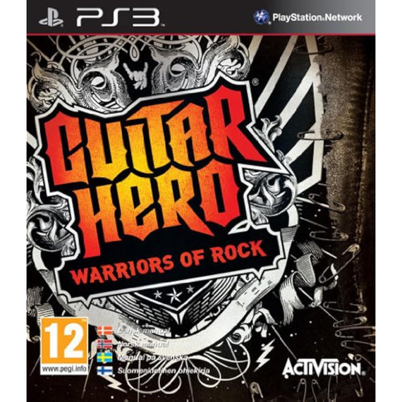 Guitar Hero: Warriors of Rock Stand-Alone Software - Playstation 3