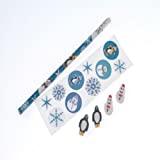 Dozen Sets Of Winter Theme 11 Piece Activity Stationary Packs