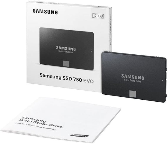 Samsung 750 EVO - 120GB - 2.5-Inch SATA III Internal SSD (MZ-750120BW) - Like New