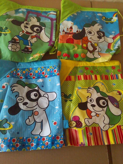 4 PCS CUT DOG DRAWST...ON PACKAGE KID GIFTS