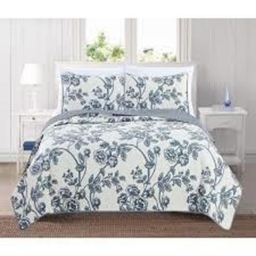 Home Fashion Designs 3-Piece All Season Quilt Set. full/queen 90" x90" (229cm x