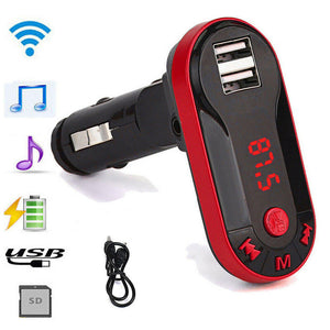 Trait-tech 610s Bluetooth Hands Free Car Kit Fm Transmitter - Music And Voice