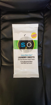 S2O Laundry Detergent 70 Sheets Plus Stain Remover Booster, Jasmine scent