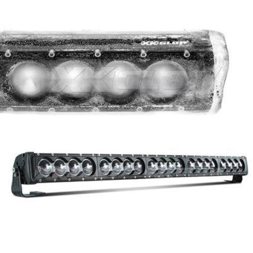 XK Glow Razor Pro 27in 120W LED Light Bar - Spot/Flood Combo 18,000 Lumens CREE