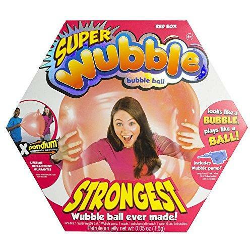 The Amazing Tear-Resistant Super Wubble Bubble Ball - Red
